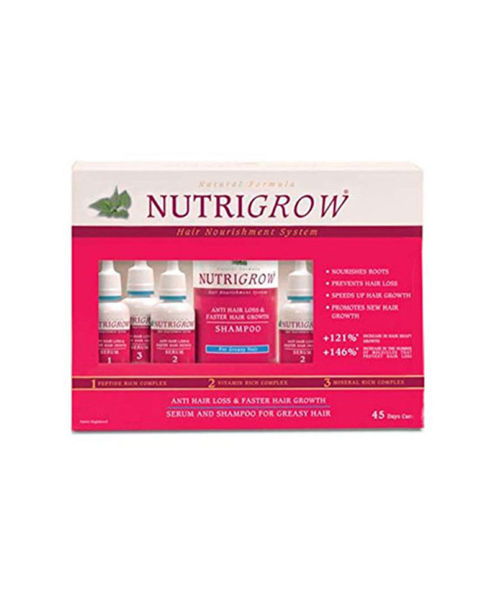 Picture of Nutrigrow hair nurishment system (dry hair) serum 30 ml