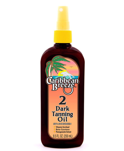 Picture of Caribbean breeze dark tanning spf 2 oil 250 ml
