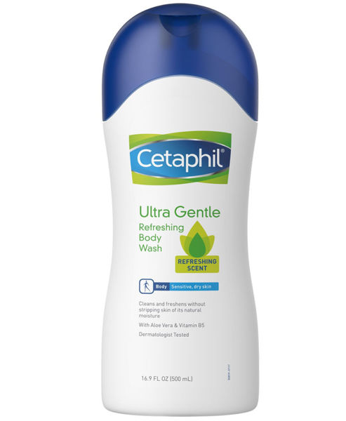 Picture of Galderma cetaphil ultra gentle body wash refreshing scent 500 ml