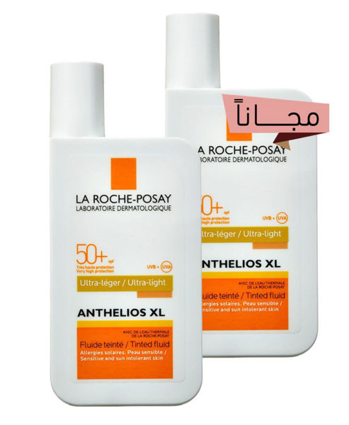 Picture of La roche posay anthelios xl spf 50 tinted fluid 50 ml 1+1 free