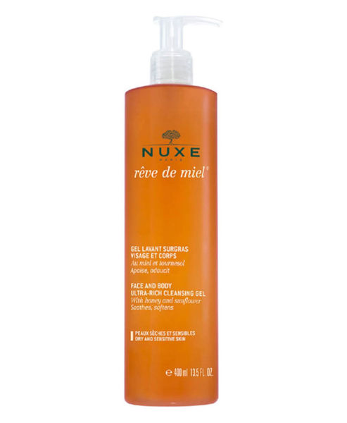 Picture of Nuxe reve de miel face and body cleansing gel 400 ml