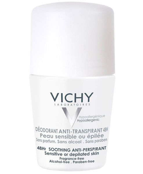 Picture of Vichy anti-perspirant sensitive skin roll on 50 ml