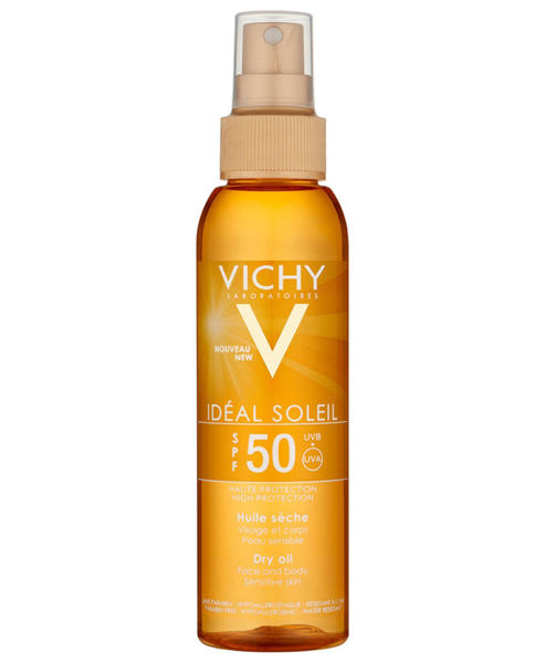 Picture of Vichy ideal soleil spf 50 dry oil 125 ml