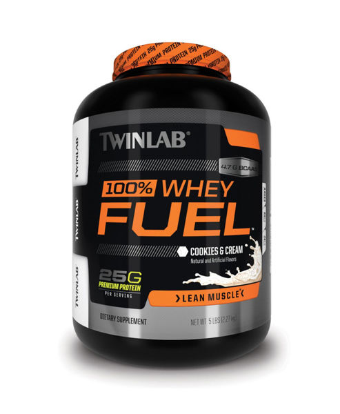 Picture of Twinlab whey fuel cookies & cream powder 5 lb
