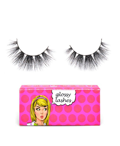 Picture of Glossy lashes 3d mink eye lash # 4