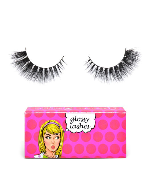 Picture of Glossy lashes 3d mink eye lash # 5