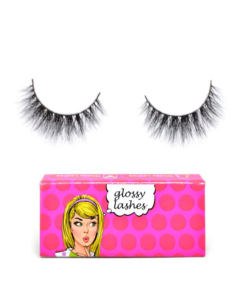 Picture of Glossy lashes 3d mink eye lash # 7