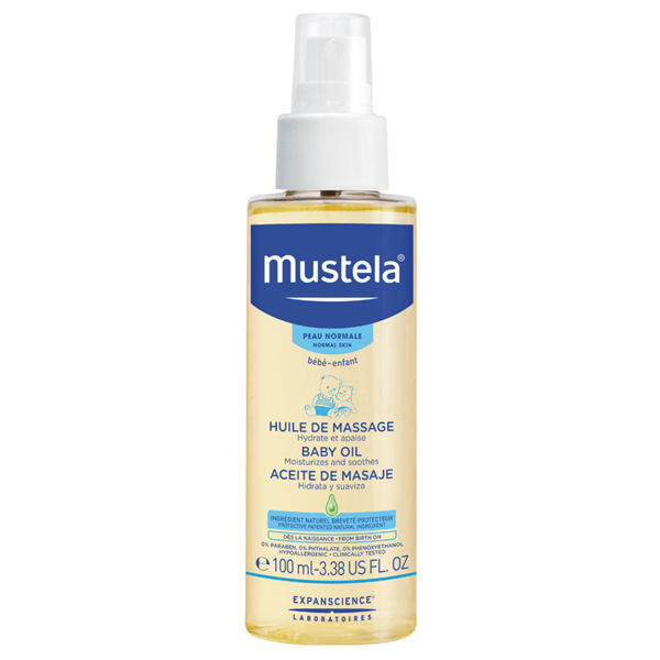 Picture of Mustela babe massage oil 100 ml