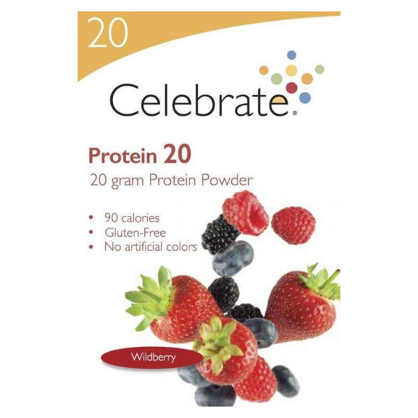 Picture of Celebrate protein 20 with wildberry powder 382.5 g
