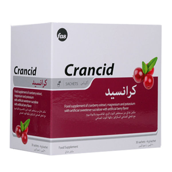 Picture of Crancid with artificial berry flavor 30 sachets