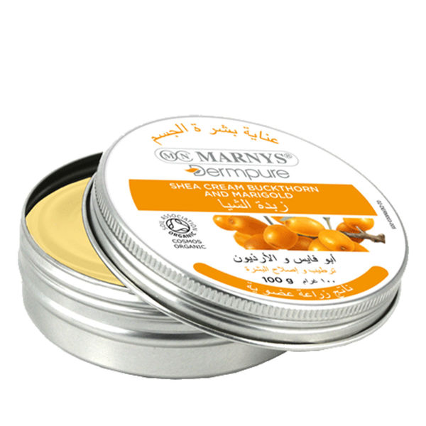 Picture of Marnys dermpure shea cream with buckthorn and marigold 100 g