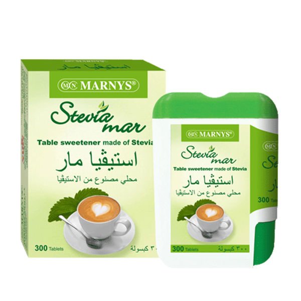 Picture of Marnys stevia mar table sweetener made of stevia 300 tablets