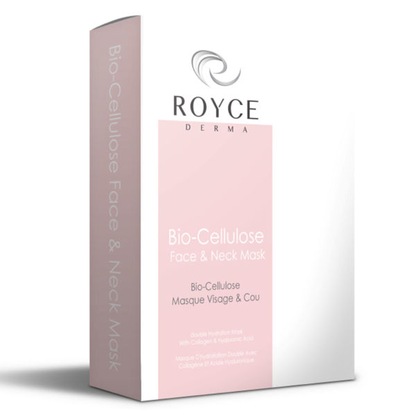 Picture of Royce bio cellulose moisturizing face and neck mask