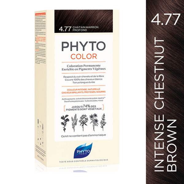 Phyto color intense chestnut brown 4.77 kit