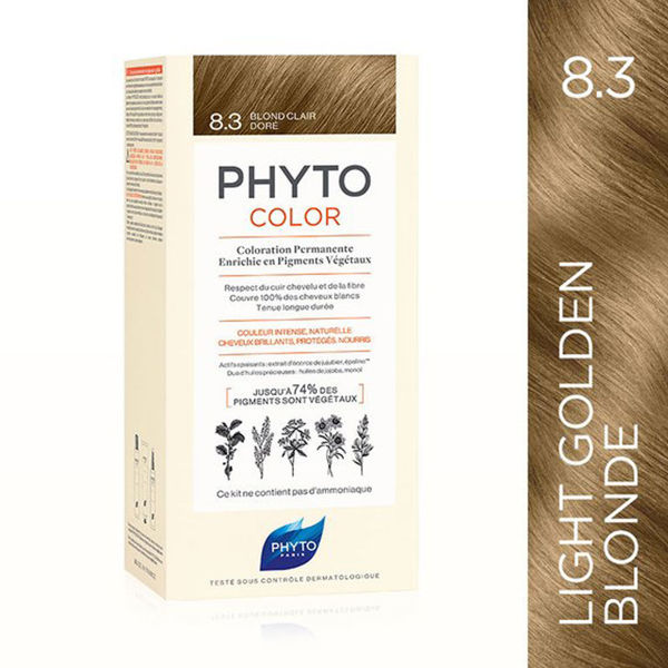Phyto color light golden blonde 8.3 kit