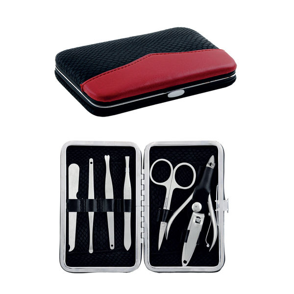 Picture of Intervion Manicure Set 7 Ittems With Black Cover
