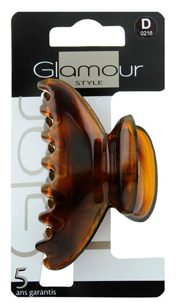Picture of Glamour Hair Claw Big Size Brwn