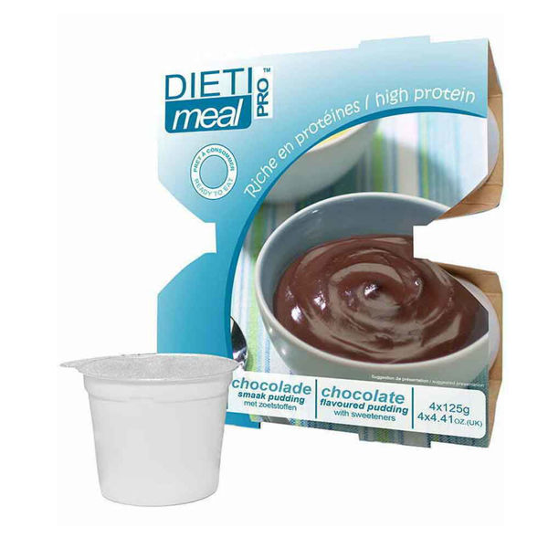 Picture of Dieti snack chocolate flavoured pudding meal 4*125 g