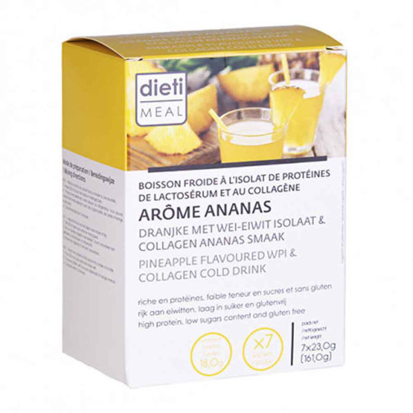 Picture of Dieti Meal Pinaeapple Flavoured Collagen Cold Drink 7*23 g